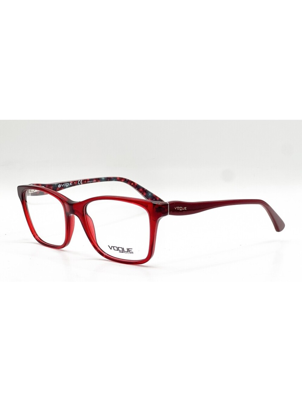 Vogue Vo 2907 2257 Transparent Bordeaux Authentic Eyeglasses 52-18-140